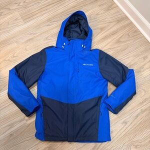 Columbia Two-Tone Blue and Black Jacket